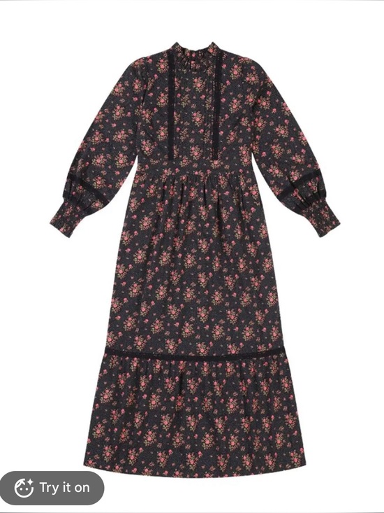Laura Ashley Dresses & Skirts - Avalon Claudia Floral Print High Neck Prairie Dress from the Laura Ashley x Joan